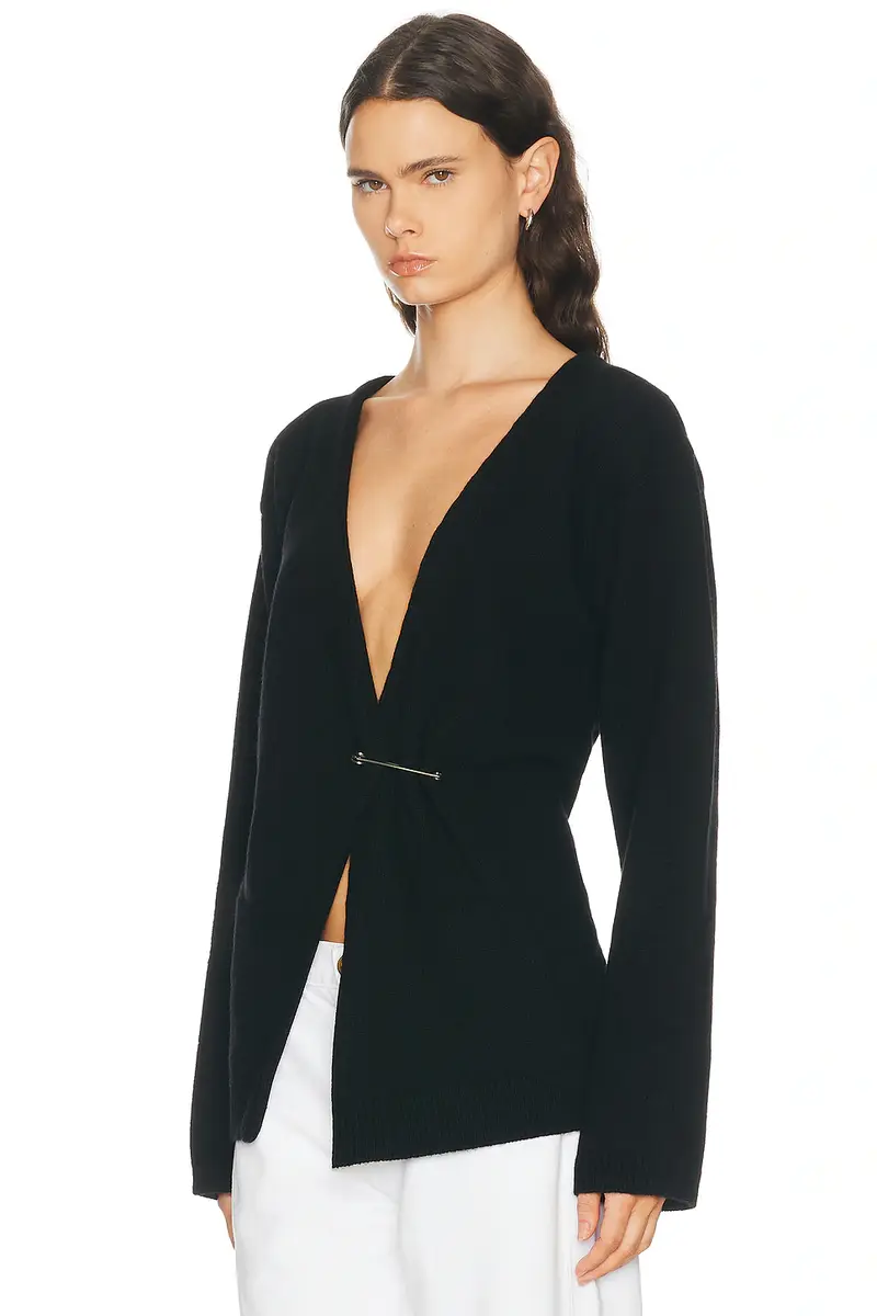 RÓHE Off-Shoulder Wrap Cardigan | Thumbnail 3 RÓHE Off-Shoulder Wrap Cardigan | Thumbnail 3
