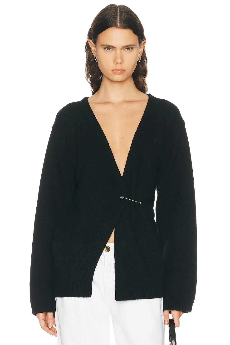 Off-Shoulder Wrap Cardigan
