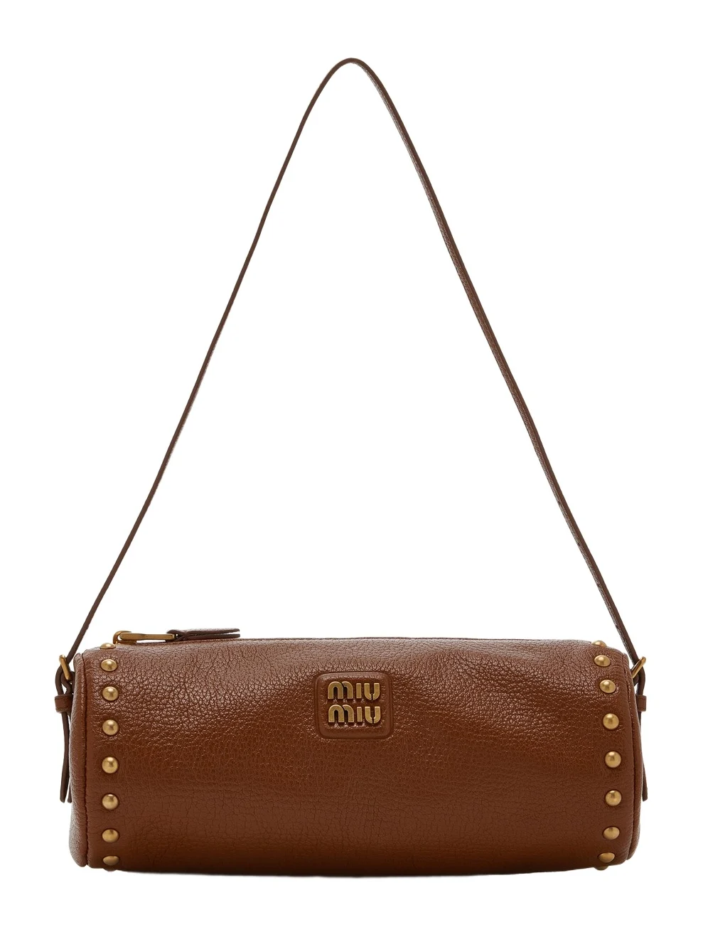 Miu Miu Studded Leather Pouch Bag