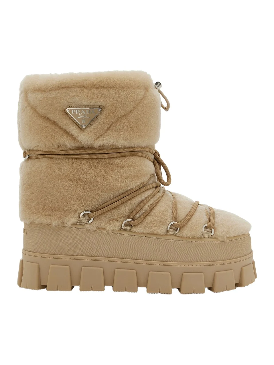 Prada Shearling Après Ski Boots