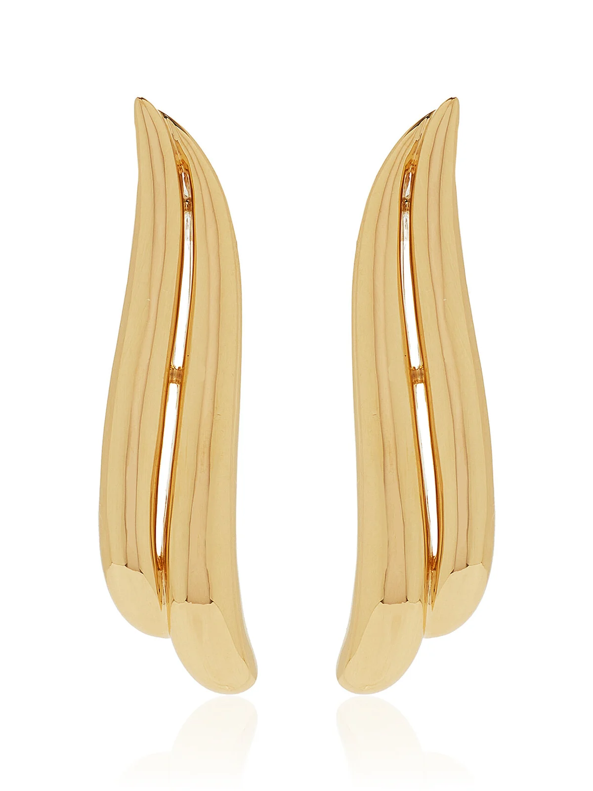 Large Eclipse 18K Yellow Gold Earrings Large Eclipse 18K Yellow Gold Earrings