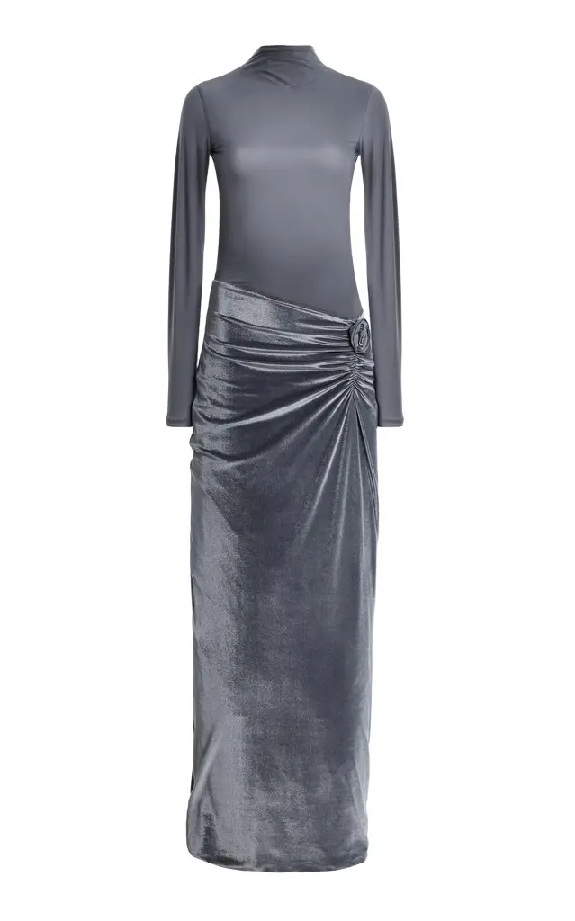 Maygel Coronel Borelli Jersey Maxi Dress