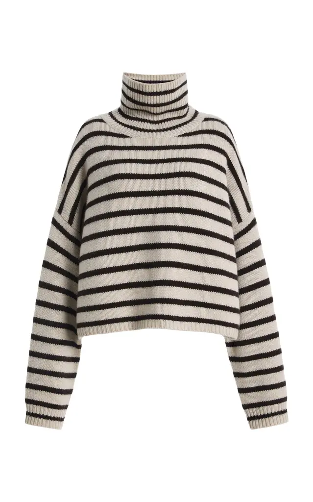 Zerlina Striped Cashmere Sweater