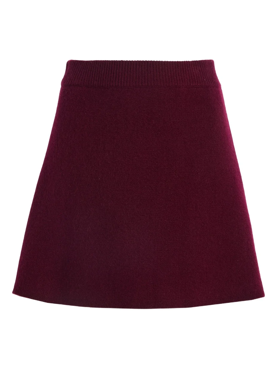 Clare Cashmere Mini Skirt