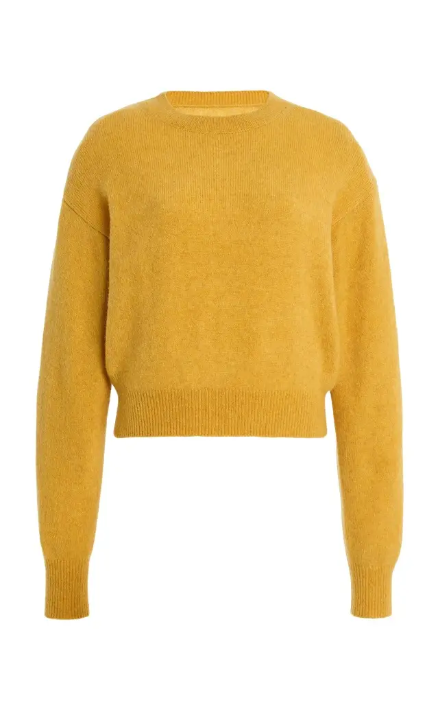 OSSOU Ada Draped Wool Sweater