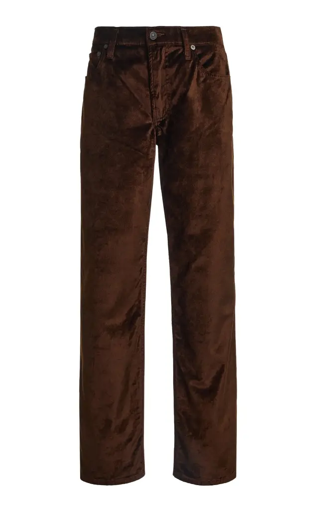 Citizens of Humanity Anissa Velvet Straight-Leg Pants