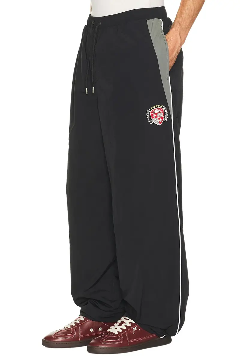 Embroidered Nylon Track Pant Embroidered Nylon Track Pant