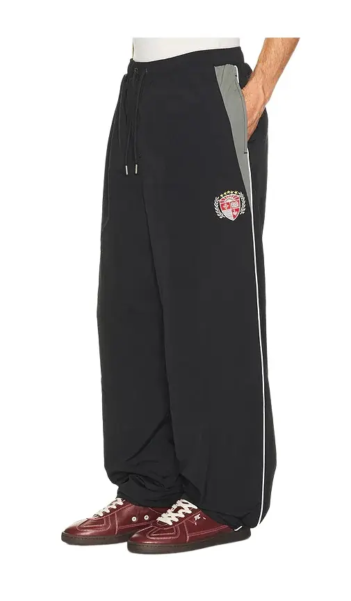Embroidered Nylon Track Pant Embroidered Nylon Track Pant