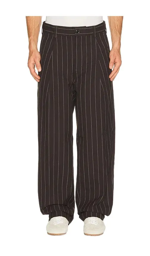 Obey Dean Stripe Pleated Pant