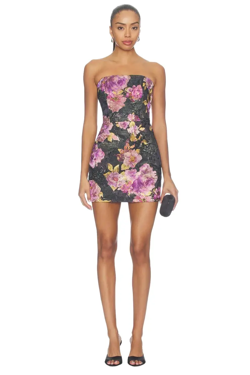 Hemant & Nandita Strapless Mini Dress