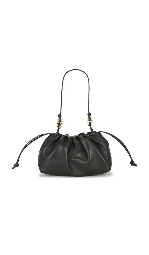 Loeffler Randall Black Nappa With Gold Hardware Shoulder Bag | Thumbnail 2 Loeffler Randall Black Nappa With Gold Hardware Shoulder Bag | Thumbnail 2