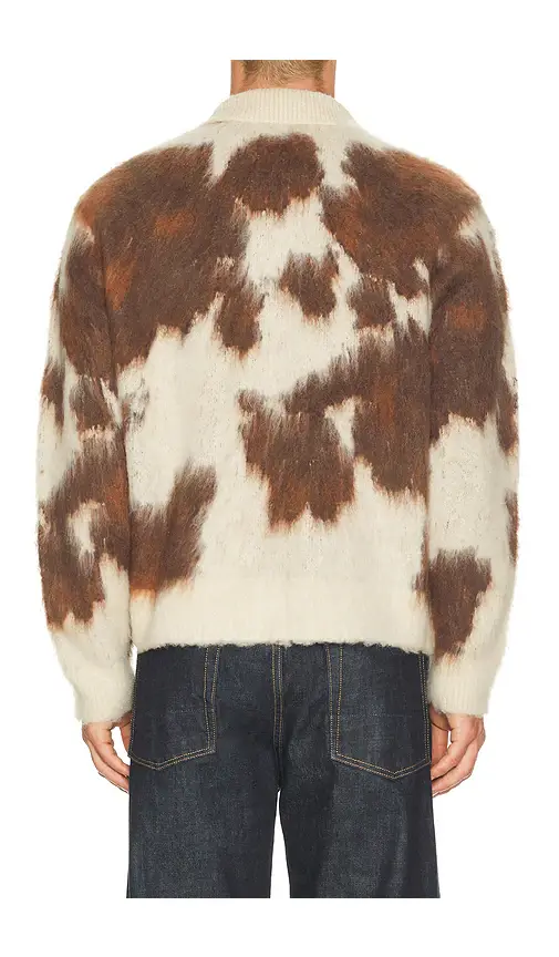 Obey Cow Pattern Zip Sweater | Thumbnail 2 Obey Cow Pattern Zip Sweater | Thumbnail 2