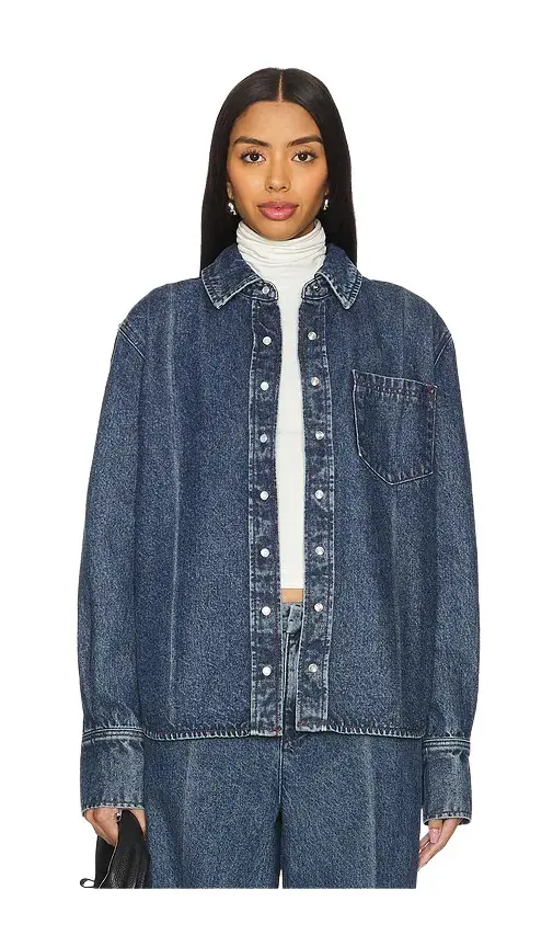 GRLFRND Mae Button Down