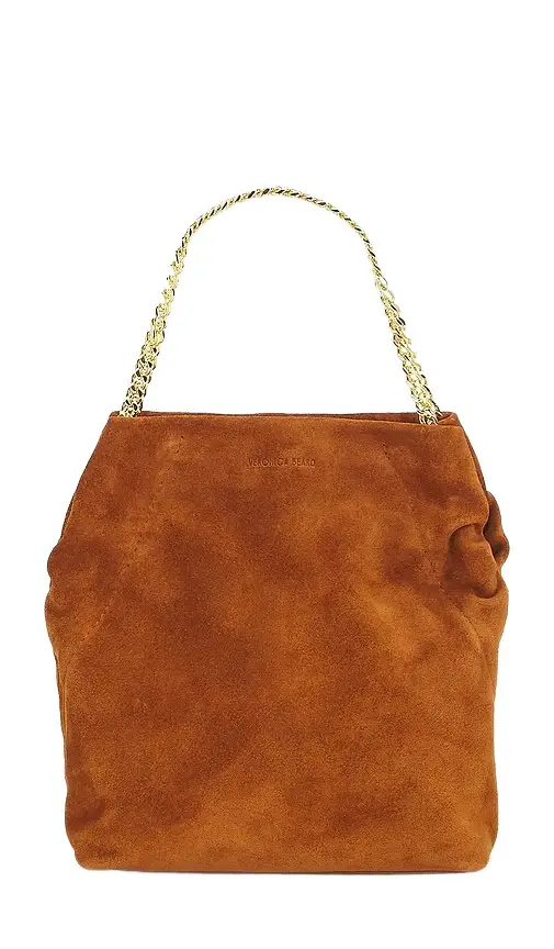 Veronica Beard Small Suede Slouch Shoulder Bag