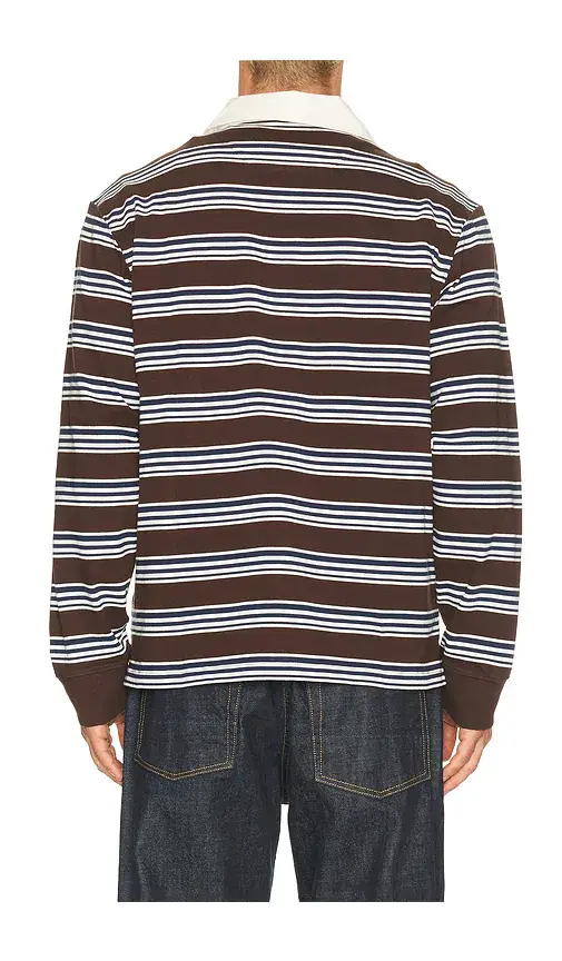 Corridor Mini Stripe Long Sleeve Rugby | Thumbnail 2