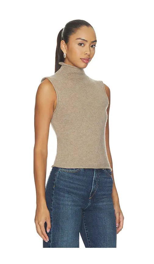 Joe's Jeans The Stevie Sleeveless Roll Neck Sweater | Thumbnail 2 Joe's Jeans The Stevie Sleeveless Roll Neck Sweater | Thumbnail 2