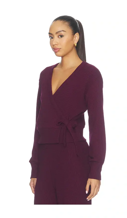 Beyond Yoga Rest Day Waffle Wrap Pullover | Thumbnail 2 Beyond Yoga Rest Day Waffle Wrap Pullover | Thumbnail 2