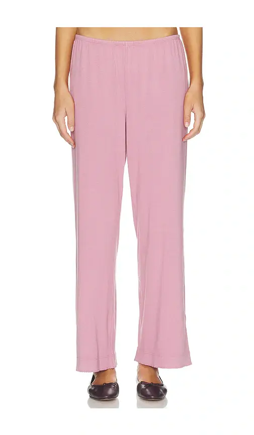 DONNI. The Baby Rib Scallop Pant | Thumbnail 2 DONNI. The Baby Rib Scallop Pant | Thumbnail 2
