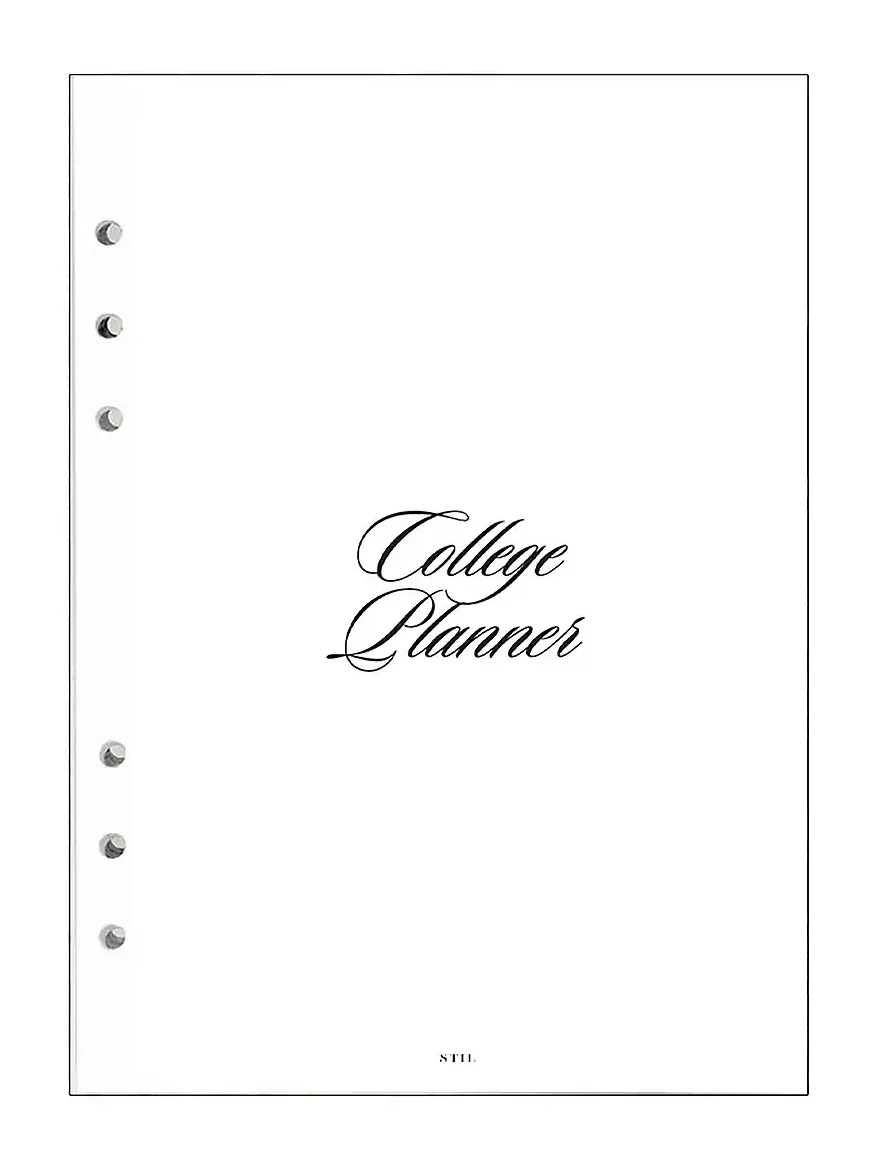 STIL College Planner Insert 6 Ring
