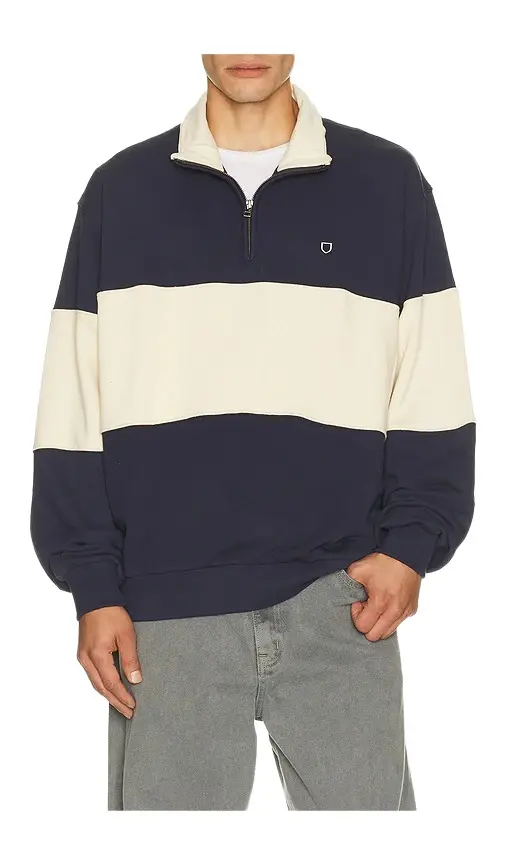 Brixton Danville Fleece Quarter Zip Sweater