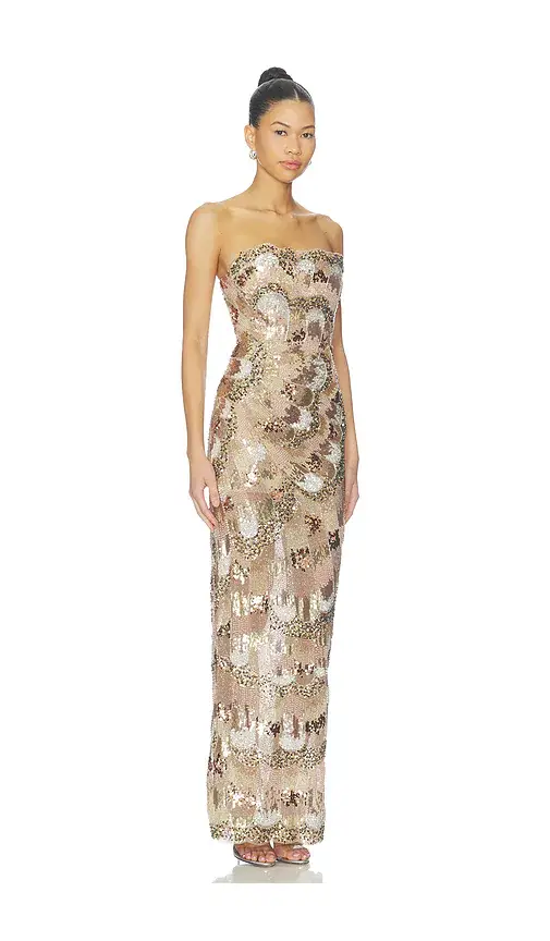 Bronx and Banco Strapless Embellished Maxi Dress | Thumbnail 2 Bronx and Banco Strapless Embellished Maxi Dress | Thumbnail 2