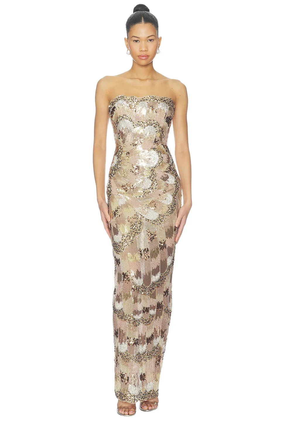 Strapless Embellished Maxi Dress Strapless Embellished Maxi Dress