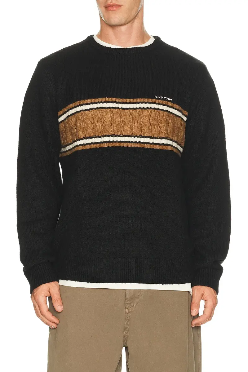 Mohair Stripe Knit Sweater Mohair Stripe Knit Sweater