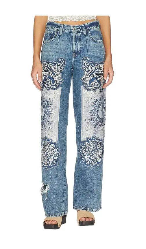 x We The Free Reverie Patchwork Jean