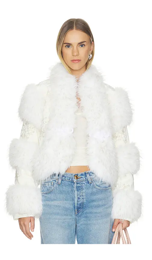Kim Shui Kyla Faux Fur Coat | Thumbnail 2 Kim Shui Kyla Faux Fur Coat | Thumbnail 2