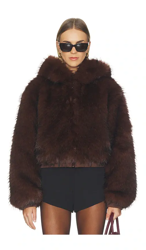 Kim Shui Hooded Faux Fur Jacket | Thumbnail 2 Kim Shui Hooded Faux Fur Jacket | Thumbnail 2