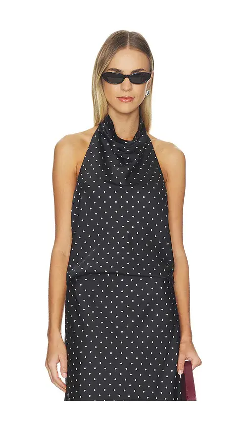 Joe's Jeans The Ines Draped Halter Top | Thumbnail 2 Joe's Jeans The Ines Draped Halter Top | Thumbnail 2