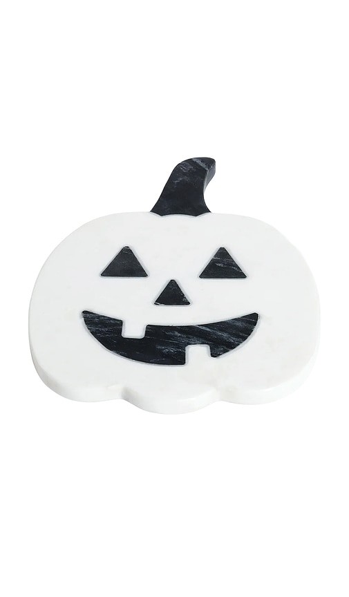 Poppy Lane Halloween Pumpkin Marble Charcuterie Board