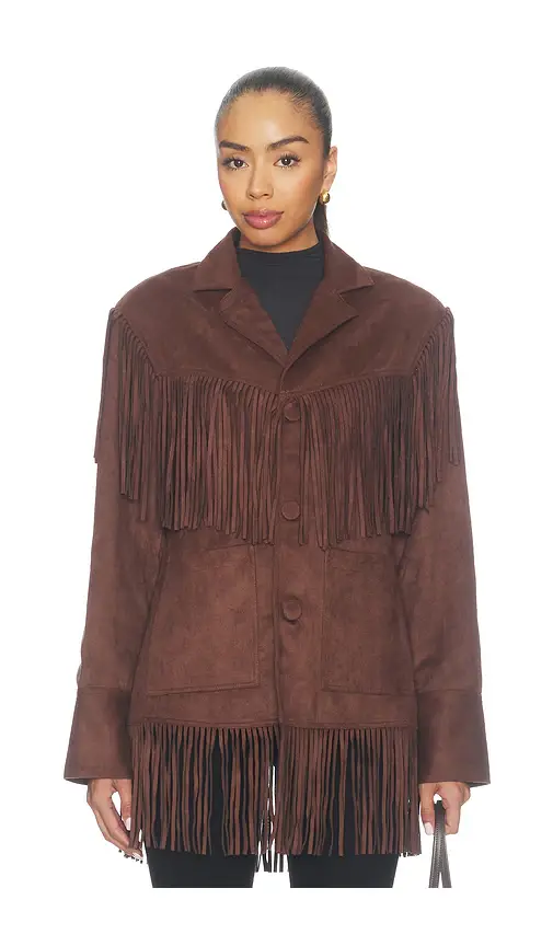 Lovers and Friends Salley Faux Suede Jacket | Thumbnail 2