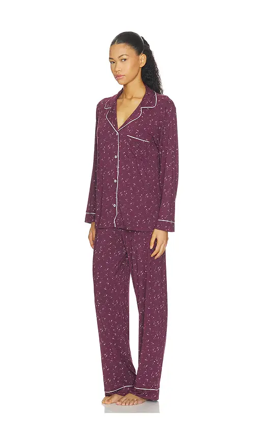 Eberjey Gisele Printed Long Pajama Set | Thumbnail 2 Eberjey Gisele Printed Long Pajama Set | Thumbnail 2