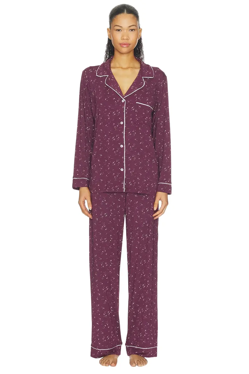 Gisele Printed Long Pajama Set