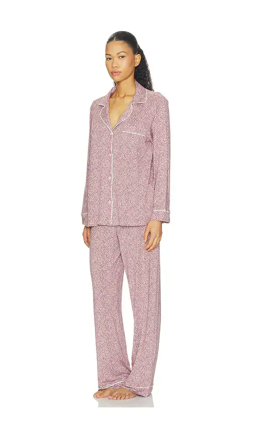 Eberjey Gisele Printed Long Pajama Set | Thumbnail 2 Eberjey Gisele Printed Long Pajama Set | Thumbnail 2