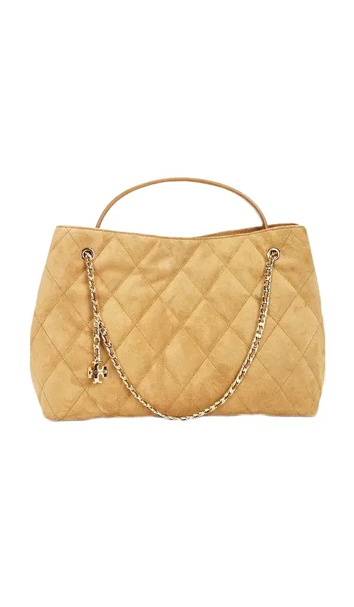 Tory Burch Fleming Suede Carryall