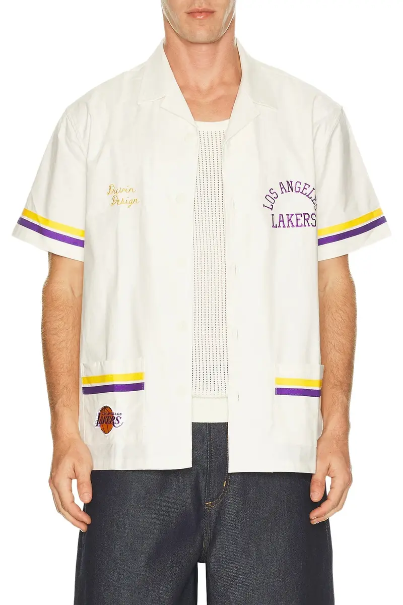 Duvin Design x Lakers Button Up Shirt