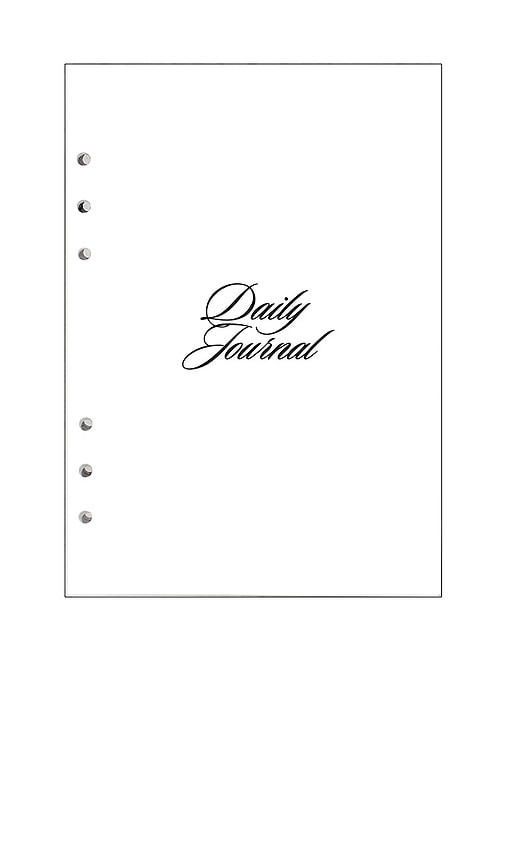 Daily Journal Insert 6 Ring