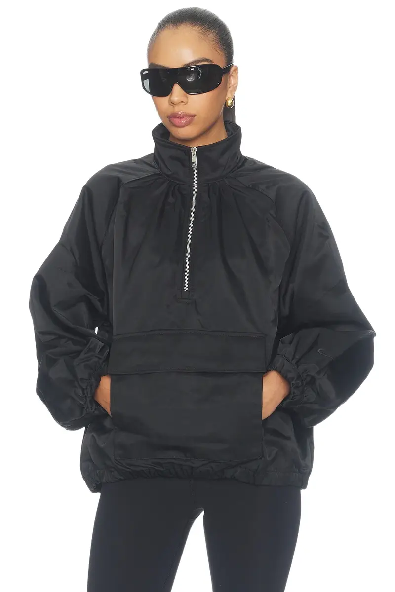 Satin Anorak Jacket