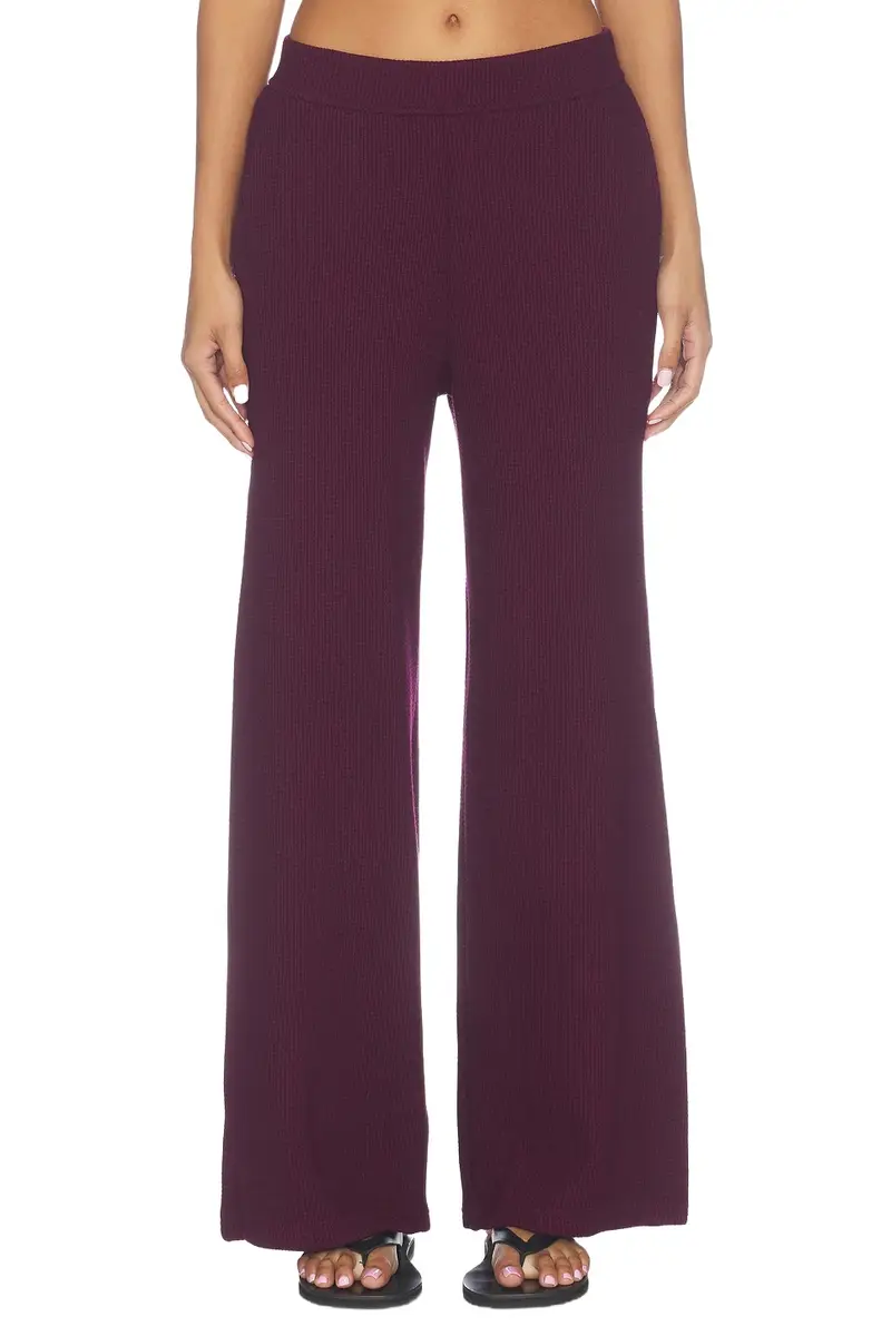 Rest Day Waffle Wide Leg Pant Rest Day Waffle Wide Leg Pant