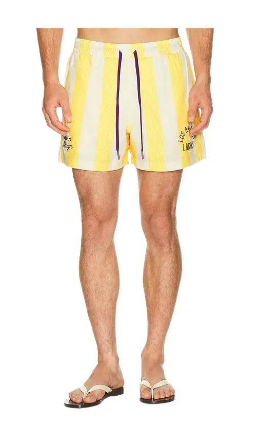 Duvin Design x Lakers Swim Trunk