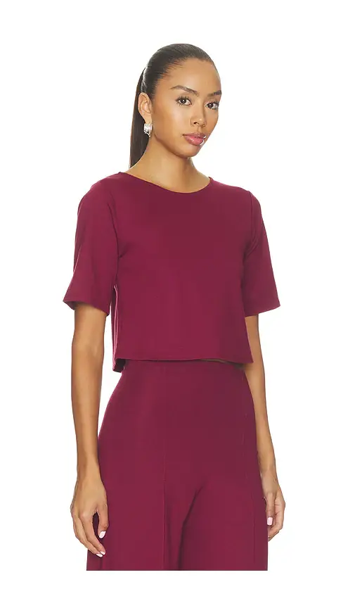 Ripley Rader Ponte Knit Short Sleeve Top | Thumbnail 2