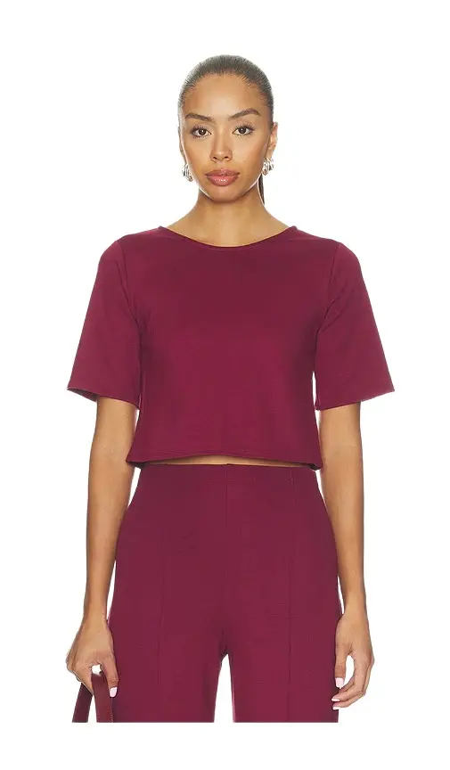 Ripley Rader Ponte Knit Short Sleeve Top