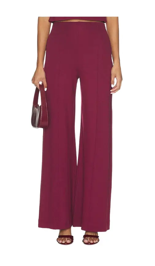 Ripley Rader Ponte Knit Long Wide Leg Pant