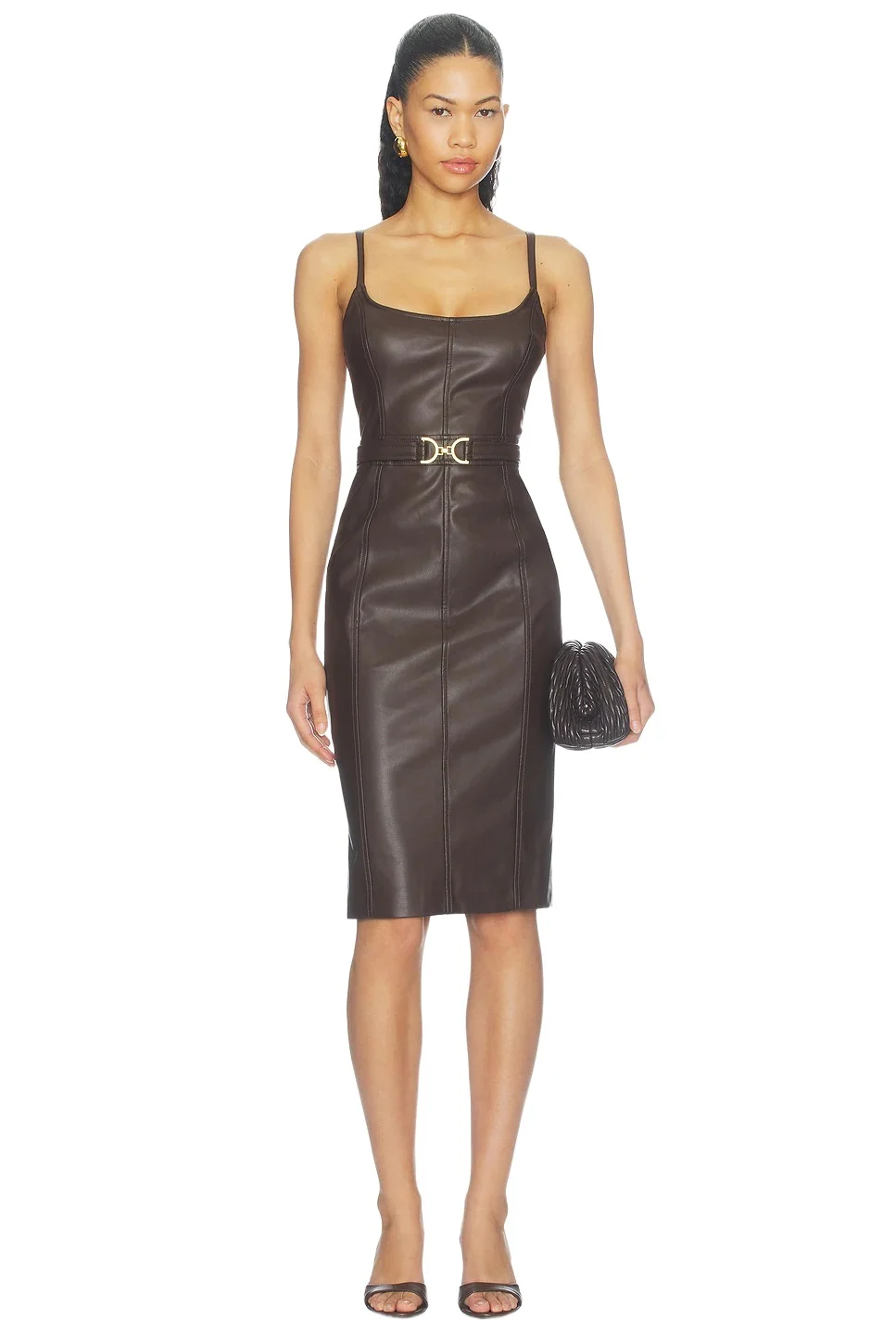 Halia Buckle Midi Dress Halia Buckle Midi Dress