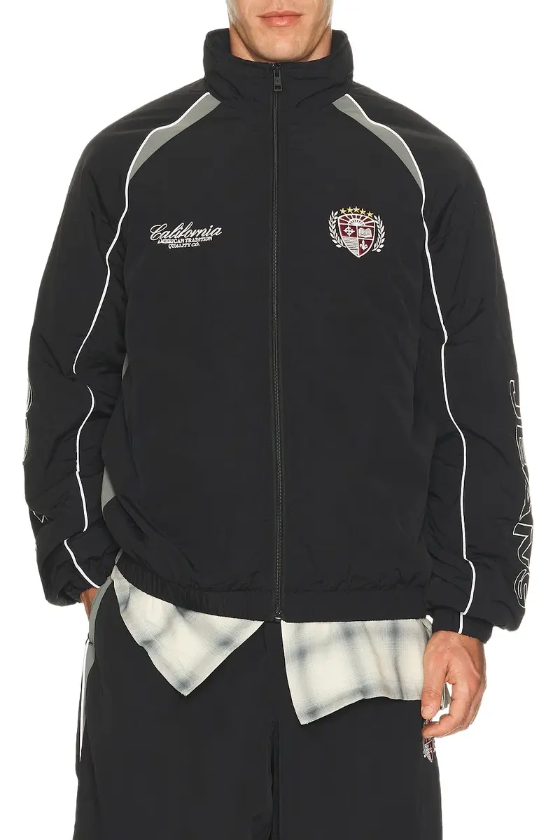Embroidered Track Jacket Embroidered Track Jacket