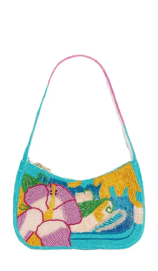 Beaded Floral Shoulder Bag Beaded Floral Shoulder Bag
