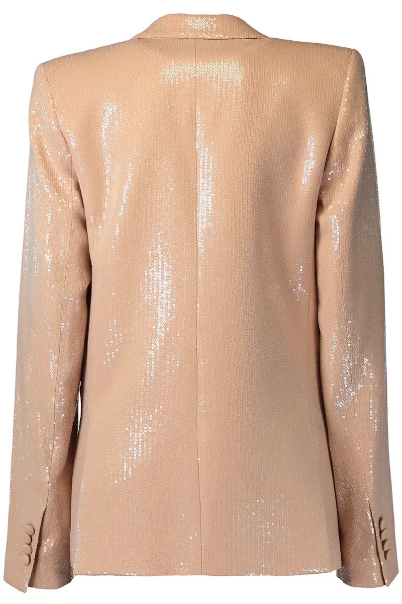 Michael Kors Collection Carly Sequin Peak Lapel Blazer | Thumbnail 2 Michael Kors Collection Carly Sequin Peak Lapel Blazer | Thumbnail 2
