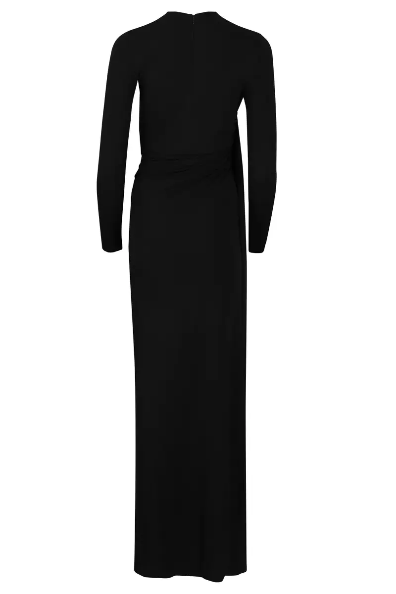 Michael Kors Collection Long Sleeve Draped Gown | Thumbnail 2